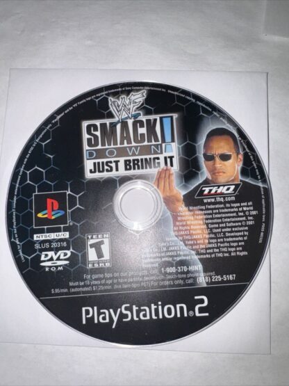 WWE SmackDown Just Bring It Greatest Hits (Sony PlayStation 2, 2002) Disc Only - Image 2