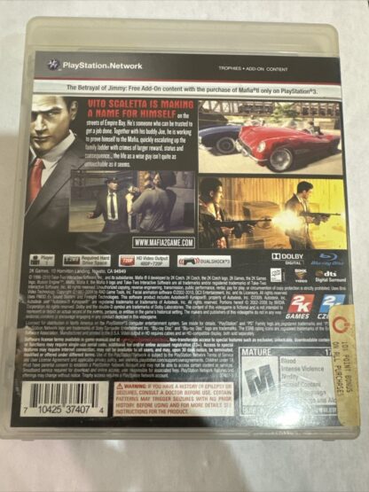 Mafia II (Sony PlayStation 3, 2010) - Image 2