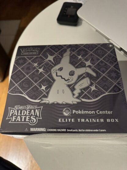 Pokémon TCG Scarlet & Violet Paldean Fates Pokémon Center ETB- 9 Packs