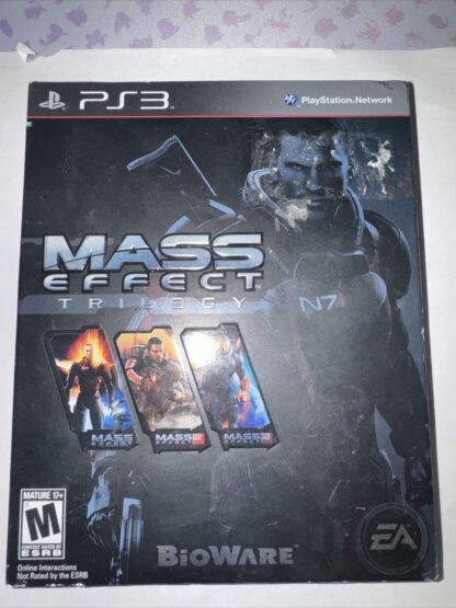 Mass Effect Trilogy (Sony PlayStation 3, 2012)