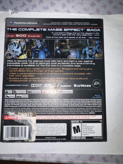 Mass Effect Trilogy (Sony PlayStation 3, 2012) - Image 2