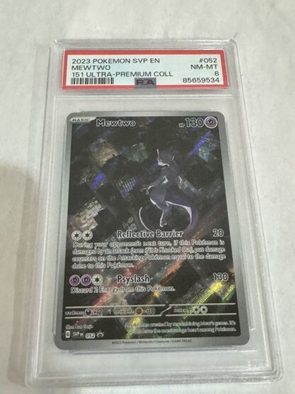 Pokémon TCG Mewtwo Svp Black Star Promos SVP052 Regular Promo PSA 8.0