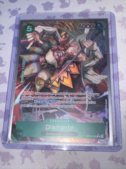 One Piece Card Game Kingdoms of Intrigue Diamante - OP04-028 Alt Art English NM