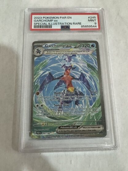 Pokémon Garchomp ex Paradox Rift 245/182 Holo SIR - PSA 9 Mint