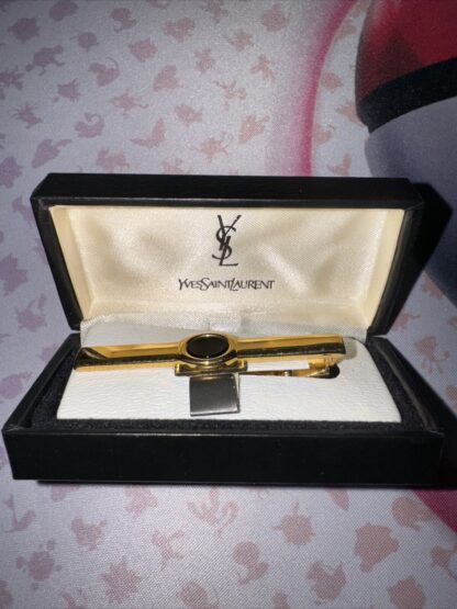 Yves Saint Laurent tie clip