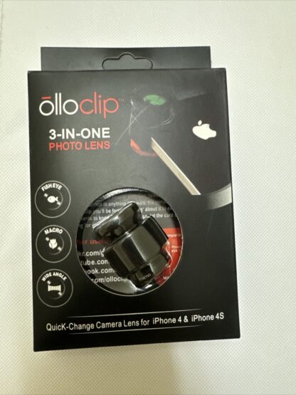 Olloclip 3-in-One Photo Lens For IPhone 4 4s  Ipod Touch 4th Gen Red (KL)