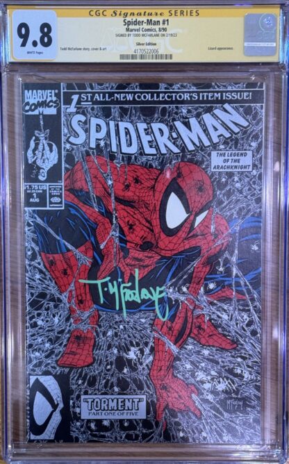 CGC 9.8 Spider-man #1 1990 (Autographed)