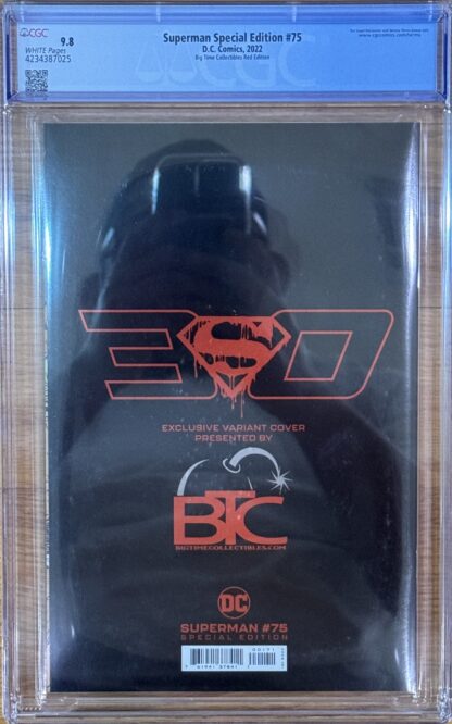 CGC 9.8 Superman #75 Big Time Collectibles Edition - Image 2