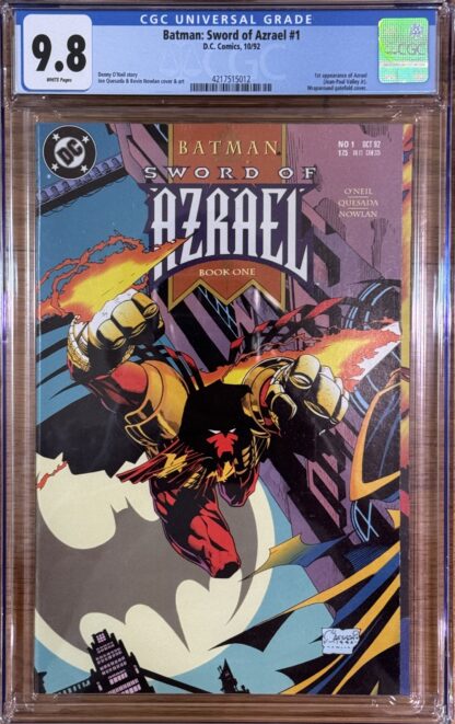 CGC 9.8 Batman: Sword of Azrael #1