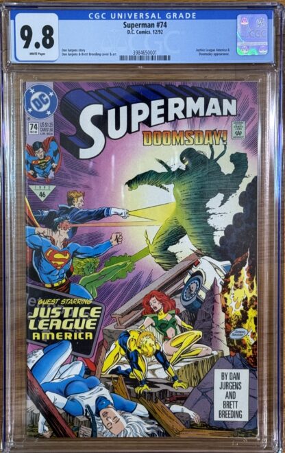 CGC 9.8 Superman #74