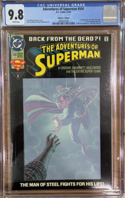 CGC 9.8 Adventures of Superman #500