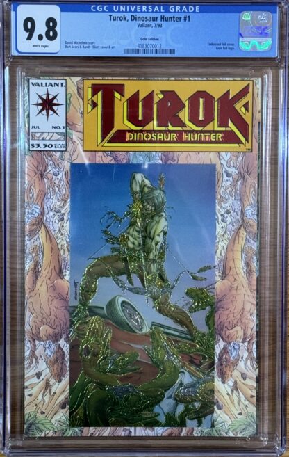 CGC 9.8 Turok, Dinosaur Hunter # 1 Gold Edition