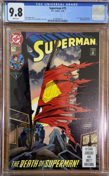 CGC 9.8 Superman #75